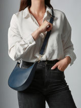 Sac Bandoulire S Tradition Cuir Etrier Bleu tradition ETRA102S-vue-porte