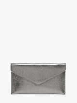 Medium Leather Paddock Clutch Bag Etrier Silver paddock TLOS1670