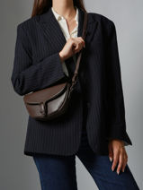 Sac Bandoulire S Oxer Cuir Etrier Marron oxer EOXE065U-vue-porte