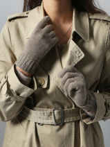 Gants Cachemire Vercors Etrier Marron vercors EVER429U-vue-porte