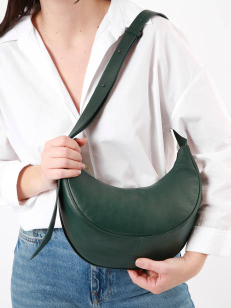 Crossbody Bag Sosoomao Leather Etrier Green sosoomao ECSO057M other view 1