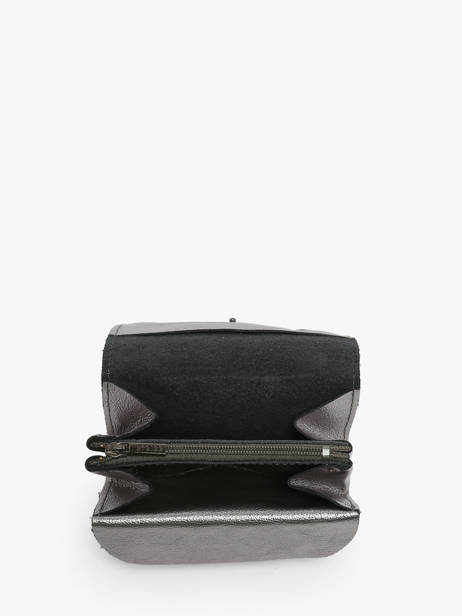 Porte-monnaie Etincelle Irisée Cuir Etrier Argent etincelle irisee EETI650 vue secondaire 1