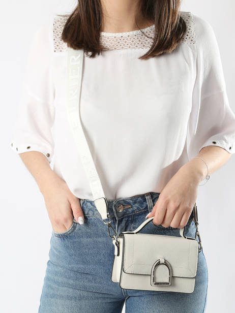 Xs Crossbody Bag Altesse Leather Etrier White altesse EALT048X other view 1