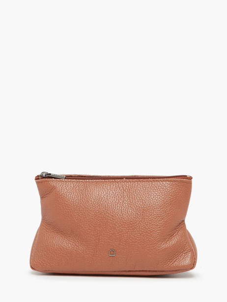 Pouch Madras Leather Etrier Brown madras EMAD853