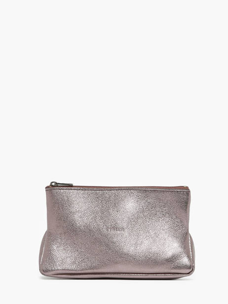 Pouch Leather Etincelle Irisée Etrier Pink etincelle irisee EETI853