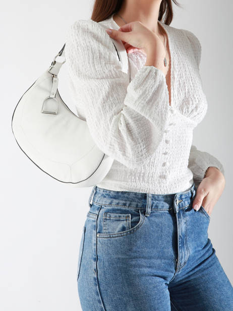 Sac Porté épaule M Altesse Cuir Etrier Blanc altesse EALT017M vue secondaire 1