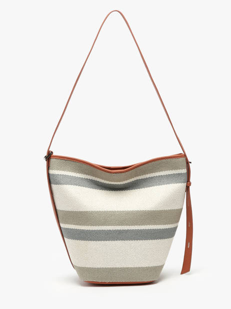 Crossbody Bag Backpack M Cavalier Toile Etrier Beige cavalier toile ECLT126M other view 5