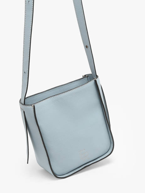 Shoulder Bag S Foudre Leather Etrier Blue foudre EFOD087S other view 2