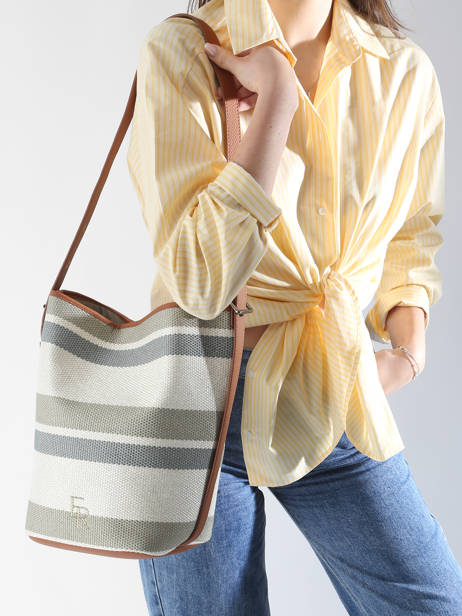 Crossbody Bag Backpack M Cavalier Toile Etrier Beige cavalier toile ECLT126M other view 1