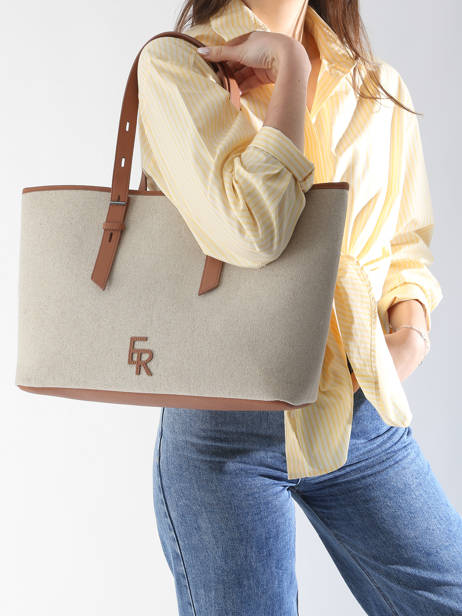 Shopping Bag Cavalier Toile Etrier Beige cavalier toile ECLT127M other view 1