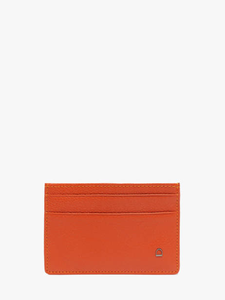 Kaarthouder Leather Madras Etrier Orange madras EMAD053