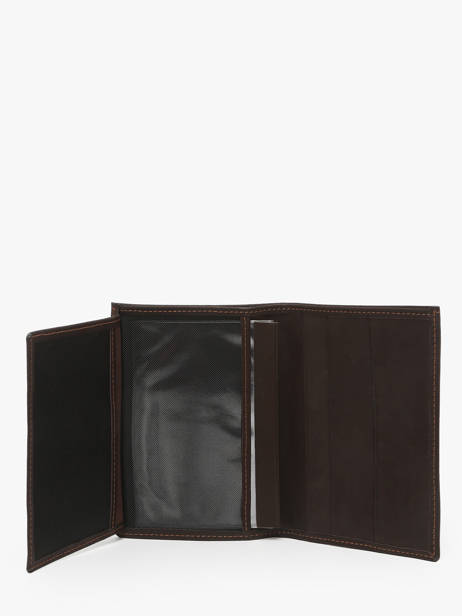 Leather Wallet Oil Etrier Brown oil EOIL528 other view 2