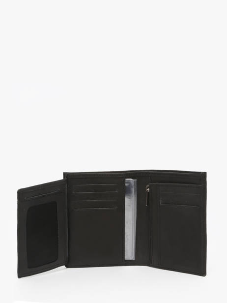 Wallet With Coin Purse Oil Leather Etrier Black oil EOIL142 other view 2