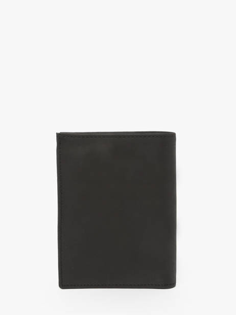Wallet With Coin Purse Oil Leather Etrier Black oil EOIL142 other view 3