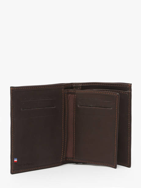 Leather Wallet Oil Etrier Brown oil EOIL247 other view 1
