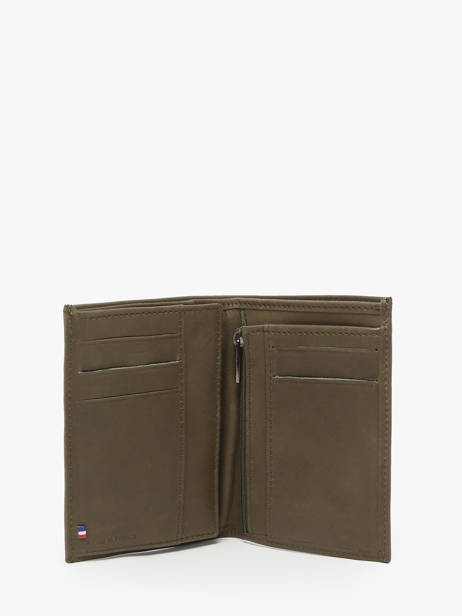 Leather Wallet Oil Etrier Green oil EOIL140 other view 1