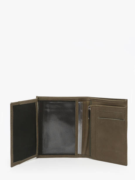 Leather Wallet Oil Etrier Green oil EOIL140 other view 2