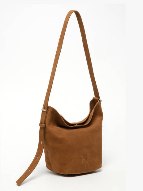 Sac Porté épaule Sac à Dos S Cavalier Nubuck Cuir Etrier Marron cavalier nubuck ECAN126S vue secondaire 4