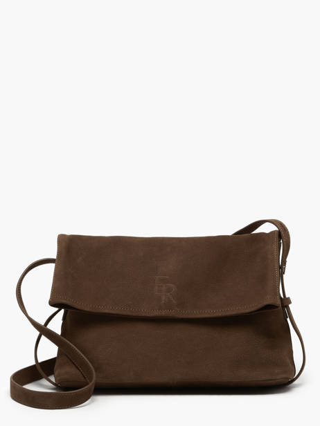 Sac Bandoulière Cavalier Nubuck Cuir Etrier Marron cavalier nubuck ECAN135M