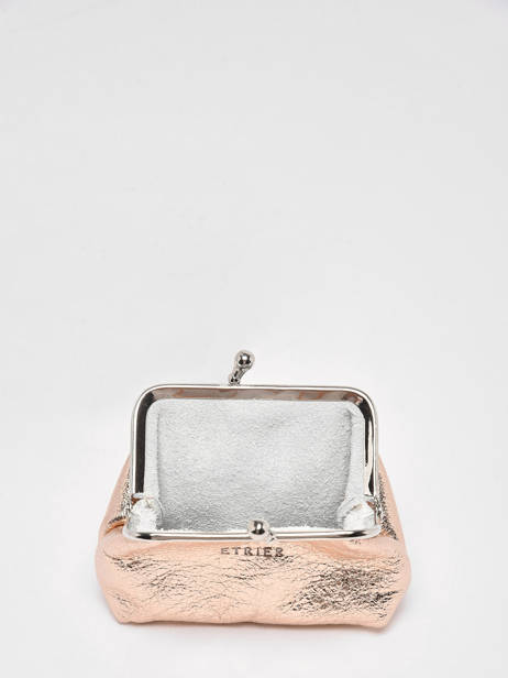 Porte-monnaie Etincelle Irisée Cuir Etrier Or etincelle irisee EETI654 vue secondaire 1