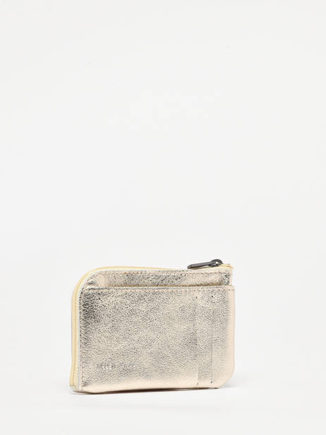 Coin Purse Leather Etincelle Irisée Etrier Gold etincelle irisee EETI811 other view 2