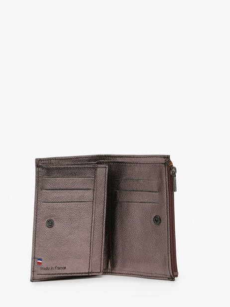 Portefeuille Leather Etincelle Irisée Etrier Pink etincelle irisee EETI619 other view 1